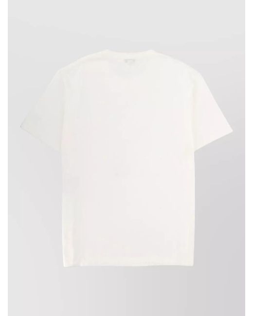McQueen Natural Printed Cotton T-Shirt for men