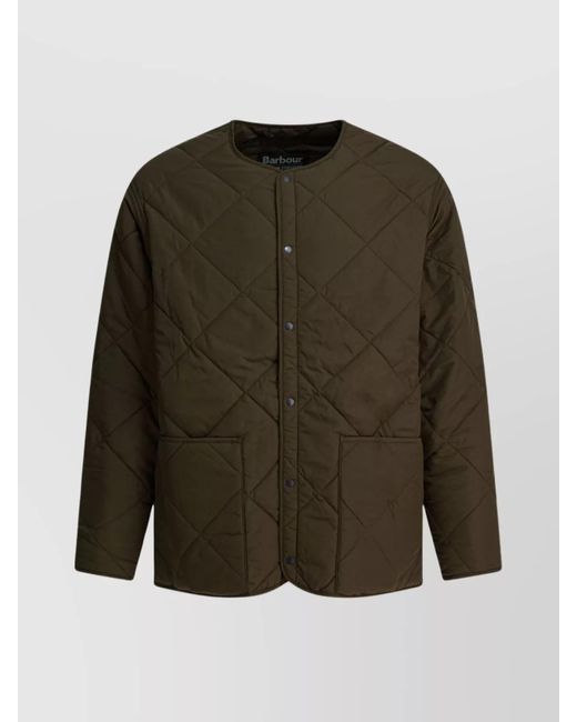 Barbour Green Quilted Jacket for men
