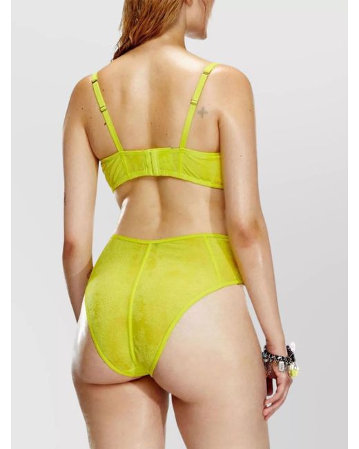 DIESEL Yellow High-Rise Briefs