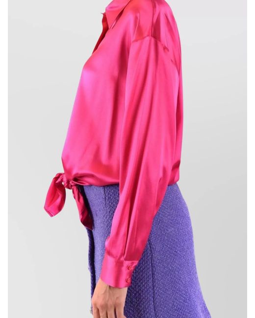Pinko Pink Silk Shirt