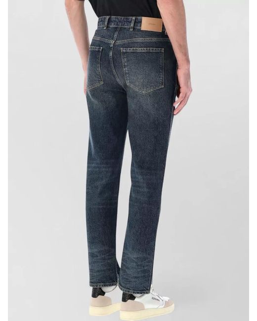 Represent Blue R1 Slim Denim Trousers Belt Loops for men