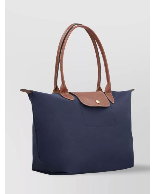 Longchamp Blue Original M Shoulder Bag