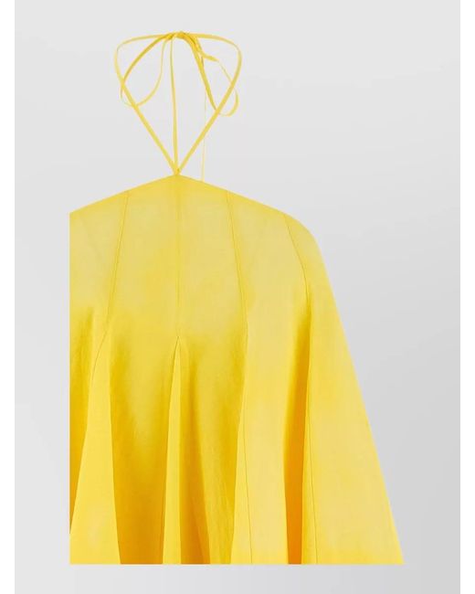 Jacquemus Yellow Mini Dress