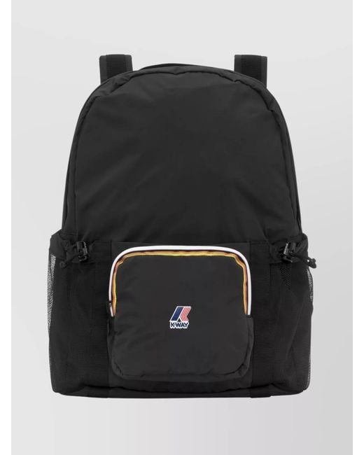 K-Way Black Modern Backpack Design Featuring Versatile Elements