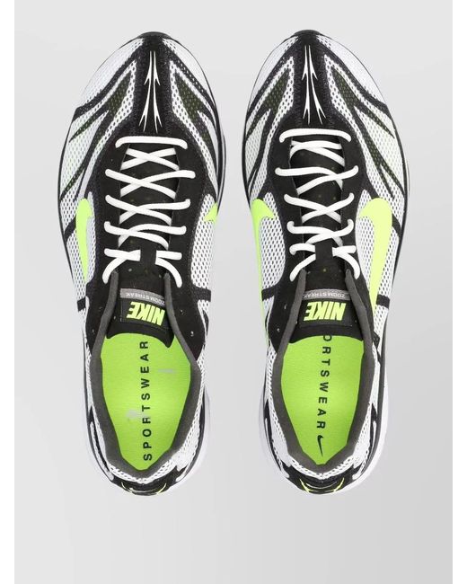 Nike White Zoom Streak Running Sneakers Flame Overlays for men