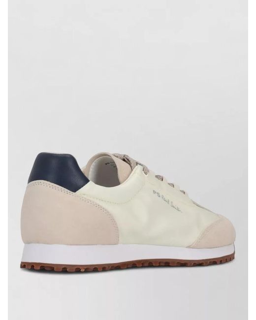 Paul Smith Natural Leather Low-Top Sneakers for men
