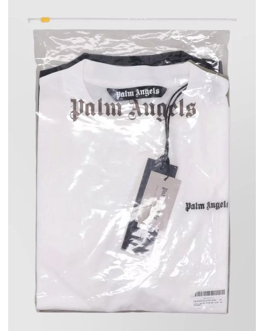 Palm Angels Gray Cotton Regular-Fit T-Shirt Tripack for men
