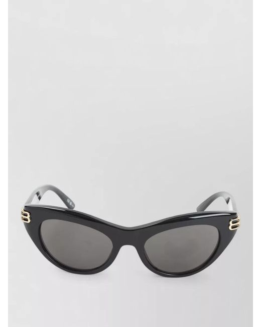 Balenciaga Dark Gray Cat-Eye Sunglasses Balenciaga Twist Cat Sunglasses | Designer Sunglasses  main image 3