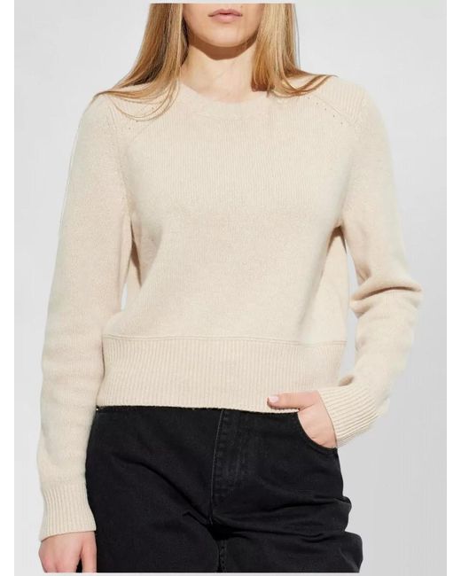 Isabel Marant Natural Cashmere Wool Jumper