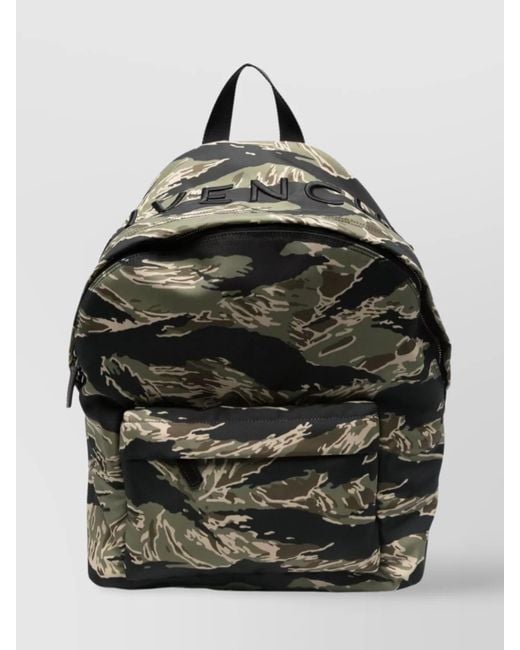 Givenchy Black Printed Backpack for men