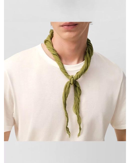AMI Multicolor Crinkled Scarf