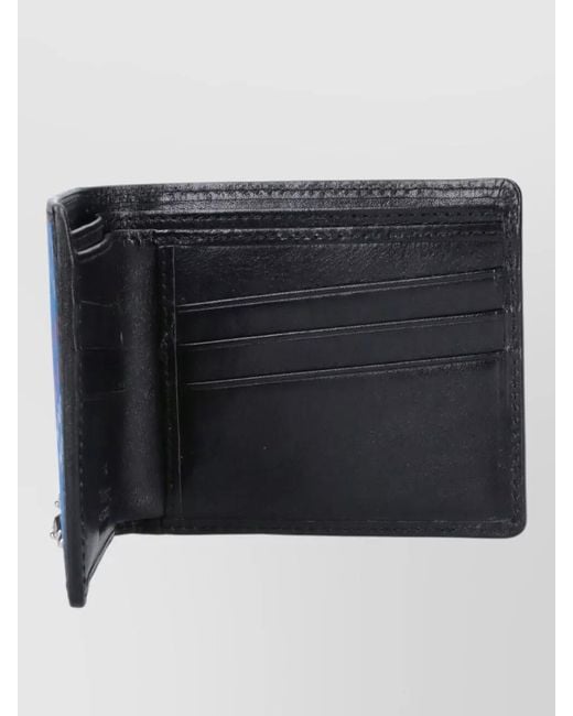 Vivienne Westwood Blue Bi Fold Square Wallet And Cardholder for men