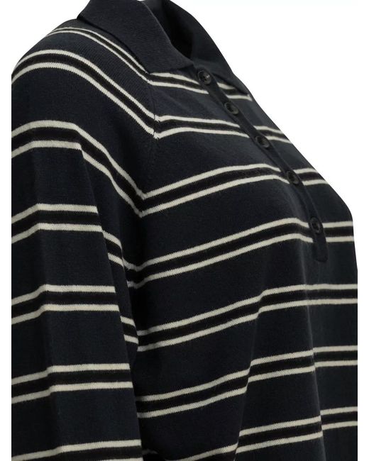 IVY & OAK Black Merino Wool Sweatshirt
