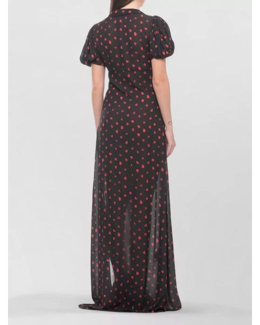 Mar De Margaritas Multicolor Floral Dress Fitted Silhouette Floor Length