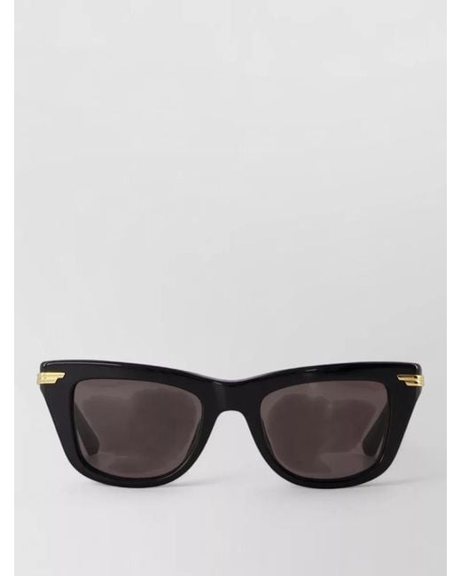 Bottega Veneta Gray Acetate Sunglasses Detail Lenses