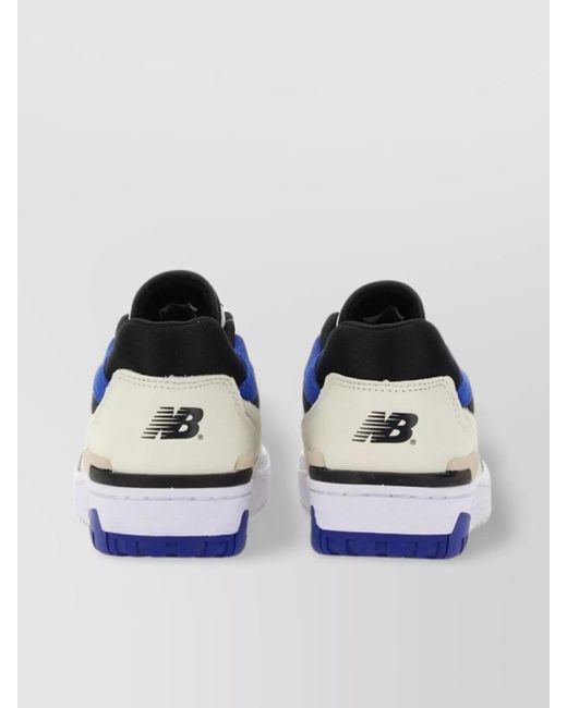 New Balance Blue Leather Low-Top Sneakers for men