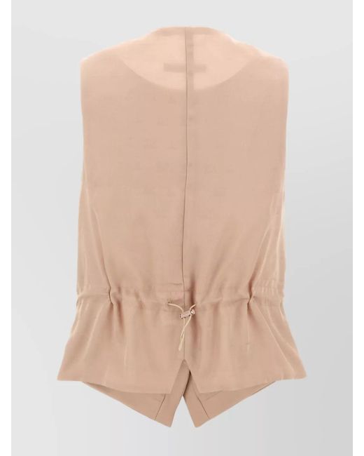 Max Mara Natural Tailored Vest
