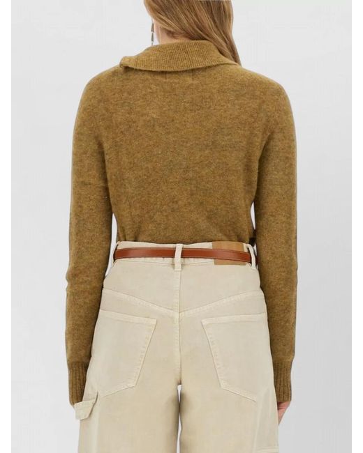Isabel Marant Natural Alpaca-Blend Sweatshirt