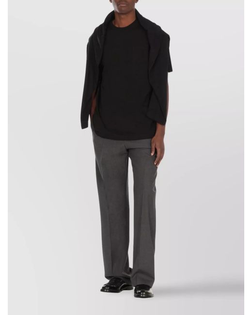 Jil Sander Black Cotton Short-Sleeve T-Shirt for men