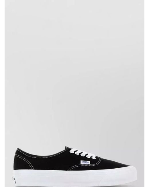 Vans White Canvas Lace-Up Shoes for men