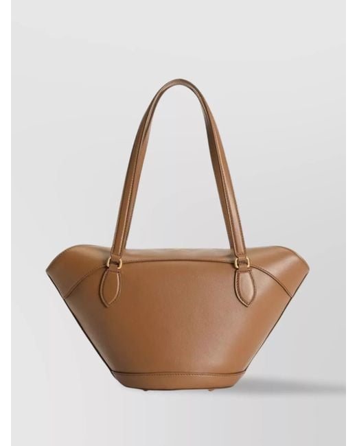 Dolce & Gabbana White Capri Leather Tote Bag