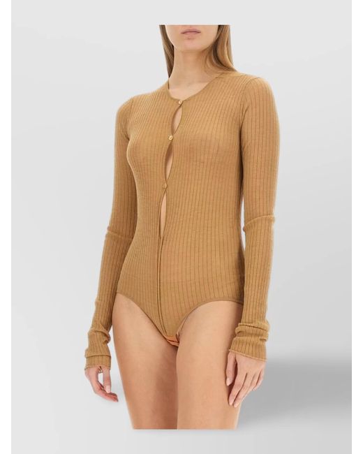 Sportmax Black Slim-Fit Knitted Top