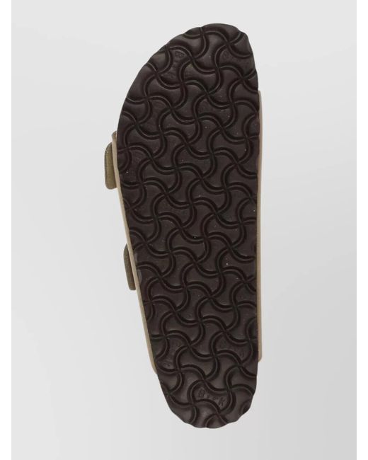 Birkenstock Brown Leather Flat Sandals
