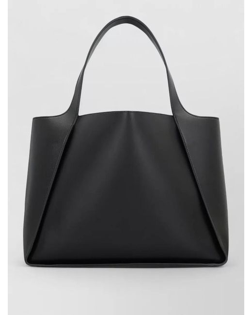 Stella McCartney Black Stella Logo Tote Bag