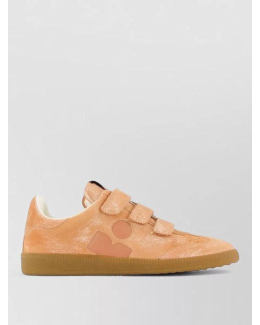 Isabel Marant Brown Beth Gd Leather Sneakers Suede Goatskin