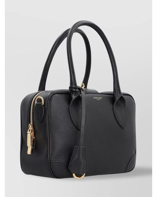 Golden Goose Deluxe Brand Black Vita Leather Crossbody Bag