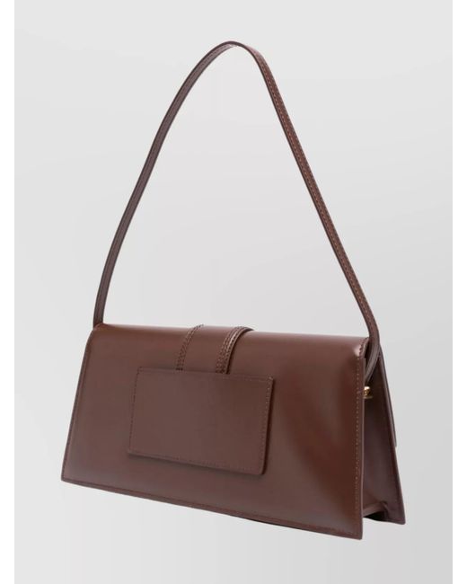 Jacquemus Brown Le Bambino Long Leather Shoulder Bag