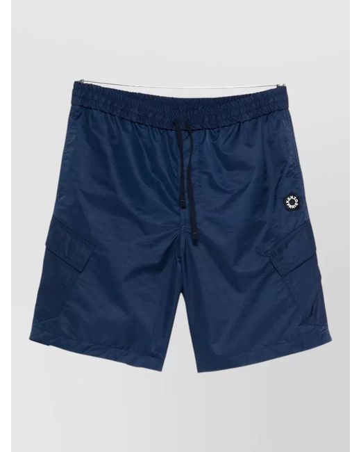 KENZO Blue Boke Flower 2.0 Swim Shorts for men
