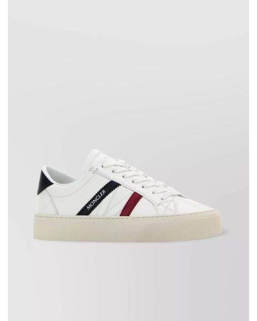 Moncler Multicolor Leather Low-Top Sneakers