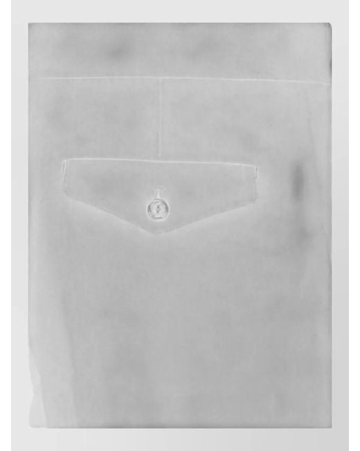 Giorgio Armani Blue Tailored Pants Pleated Design Back Pocket for men