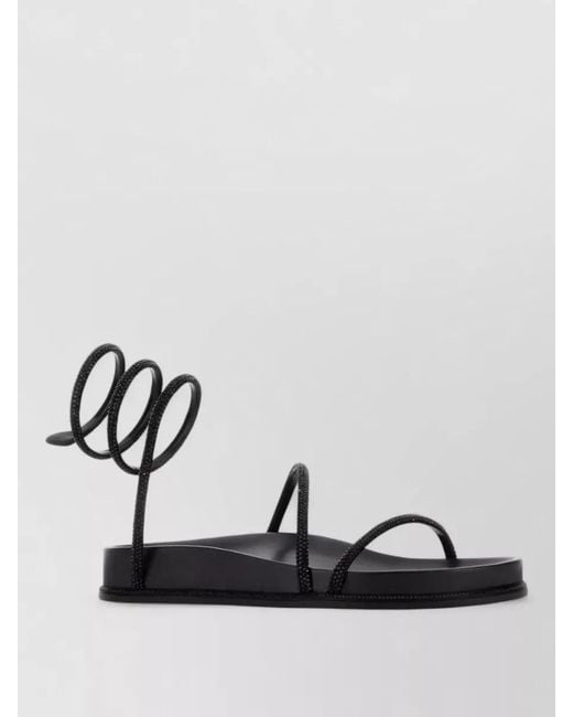 Rene Caovilla Multicolor Embellished Sandals