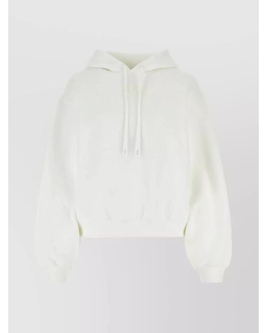 Alexander Wang White Oversized Hoodie