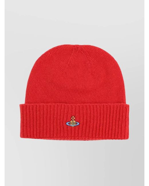 Vivienne Westwood Red Cashmere Beanie