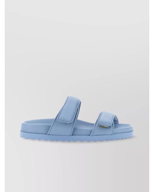 Gia Borghini Blue Leather Sandals