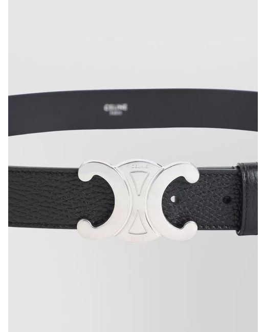 Céline Gray Calf Leather Belt for men