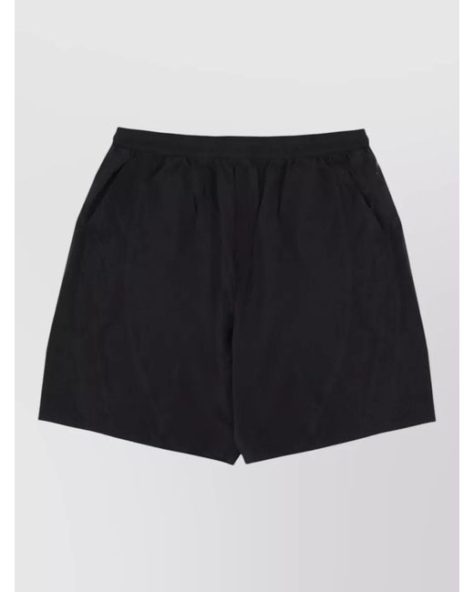 Y-3 Black Tailored Shorts Featuring Back And Side Pockets for men