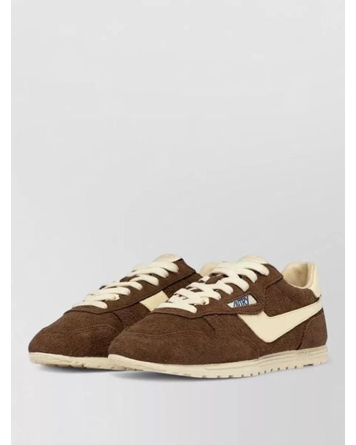 Autry Multicolor Windspin Sneakers Suede Contrast Panels for men