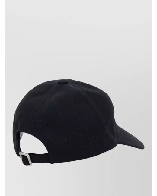 Maison Kitsuné Blue Fox Logo Baseball Cap Curved Brim for men