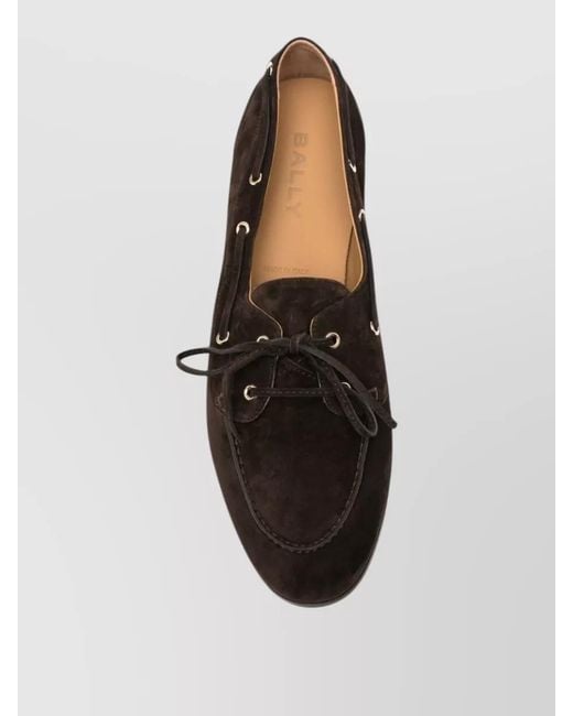 Bally Multicolor Leather Boat Shoes for men