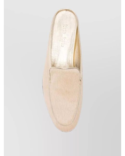 Forte_forte Natural Leather Mules