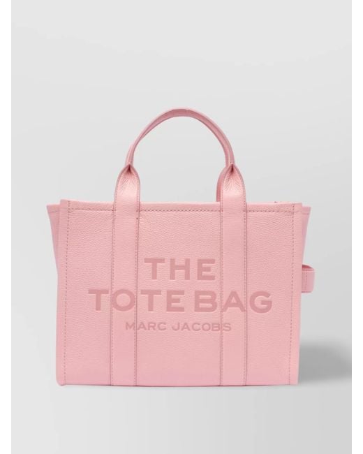 Marc Jacobs Pink Rectangular Tote Bag Adjustable Strap