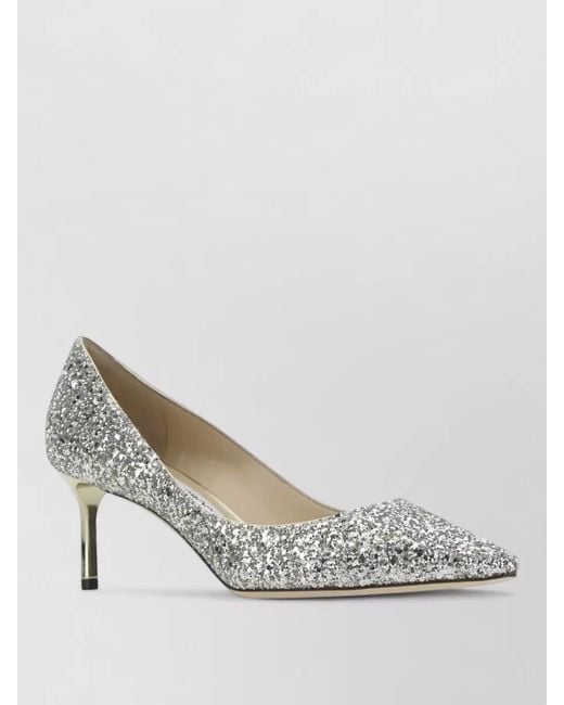 Jimmy Choo Multicolor Romy 60 Pumps Glitter Pointed Stiletto