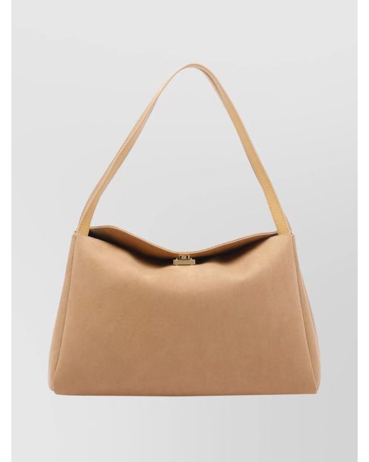 THEMOIRÈ Natural Shoulder Suede Shoulder Bag