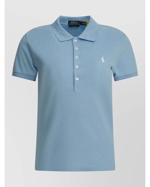 Polo Ralph Lauren Blue Slim-Fit Polo Shirt