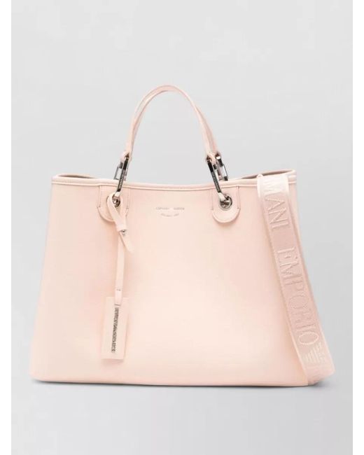 Emporio Armani Pink Medium Tote Bag