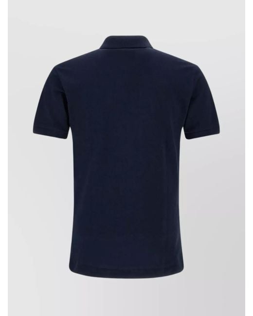 Lacoste Blue Cotton Piqué Classic-Fit Short-Sleeve Polo Shirt for men